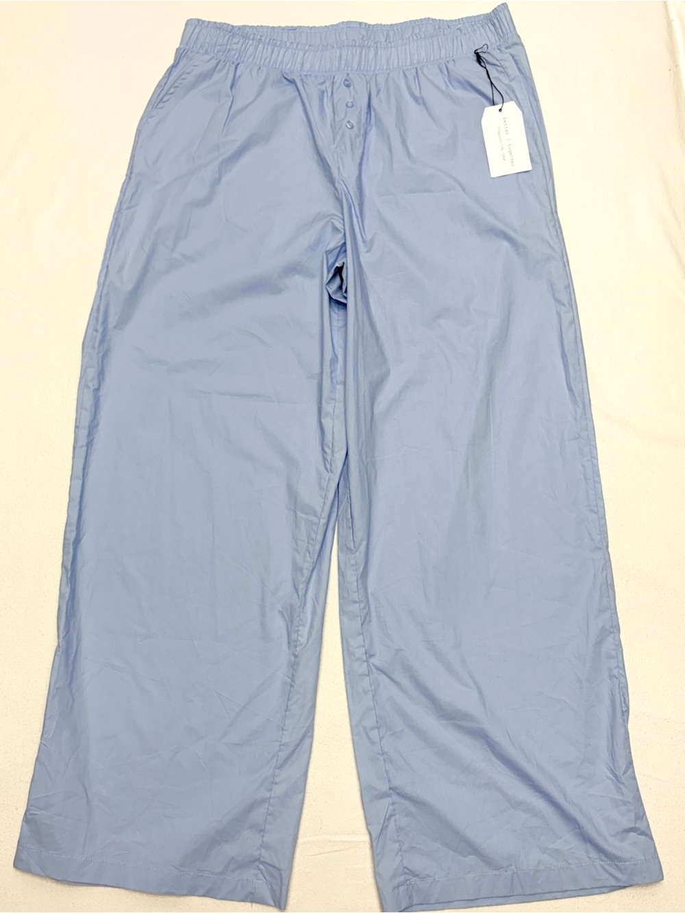 Better Together Pajama Pants Women’s XL Light Blue Cotton Lounge NWT